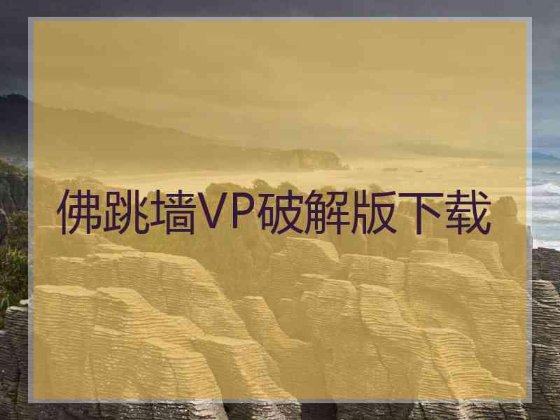 佛跳墙VP破解版下载