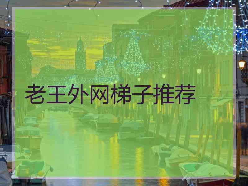 老王外网梯子推荐