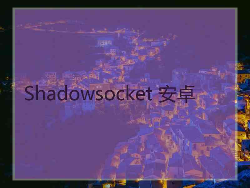 Shadowsocket 安卓