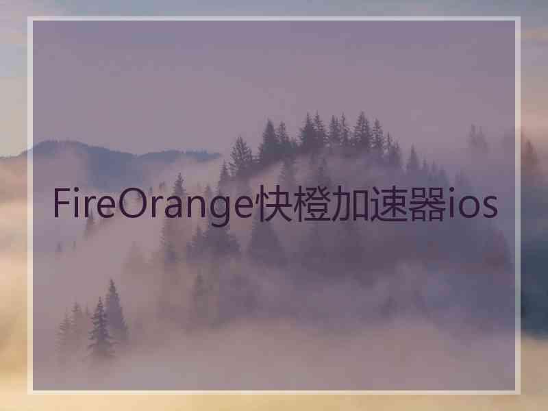 FireOrange快橙加速器ios