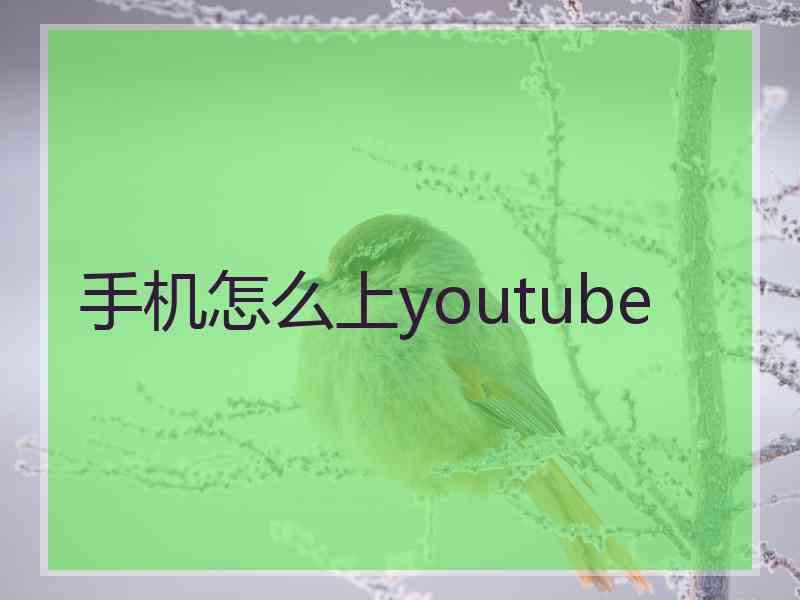 手机怎么上youtube