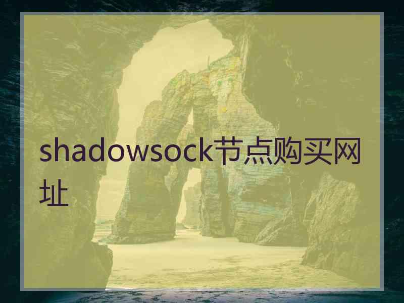 shadowsock节点购买网址