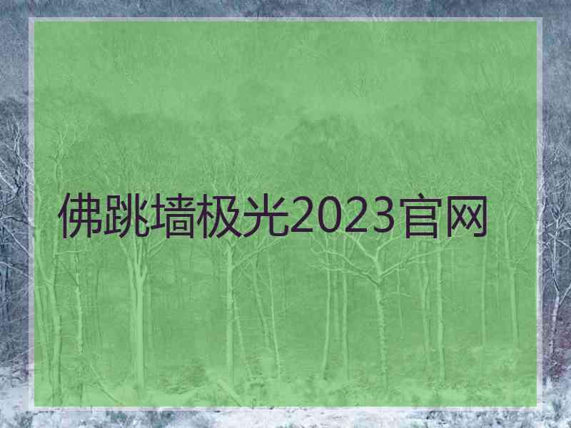 佛跳墙极光2023官网