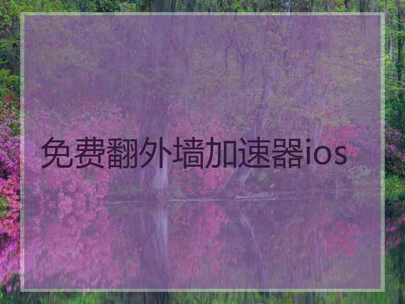 免费翻外墙加速器ios