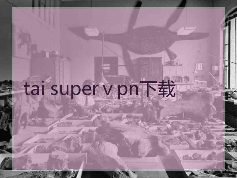 tai superⅴpn下载