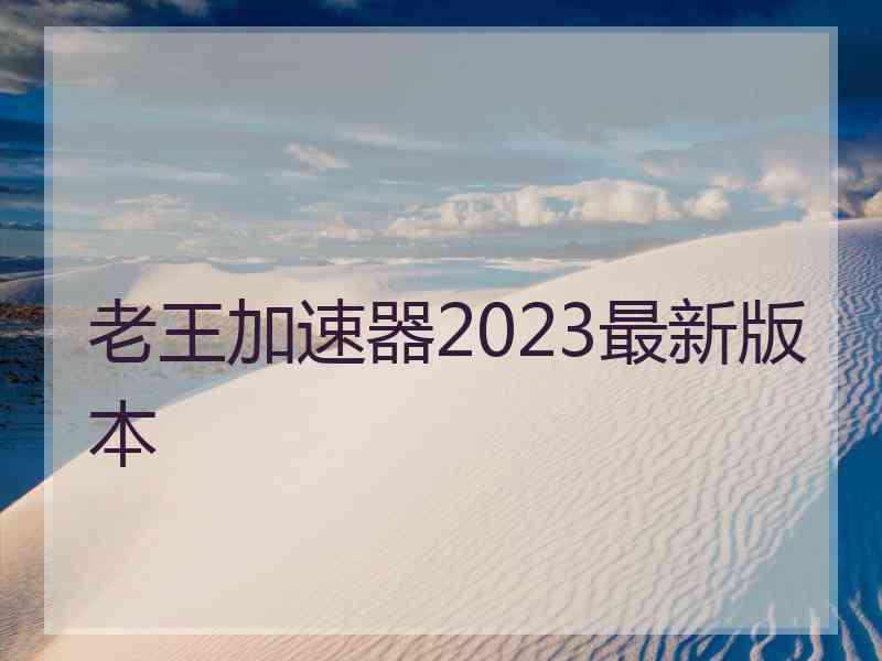 老王加速器2023最新版本