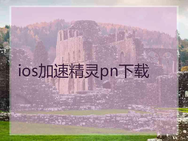 ios加速精灵pn下载