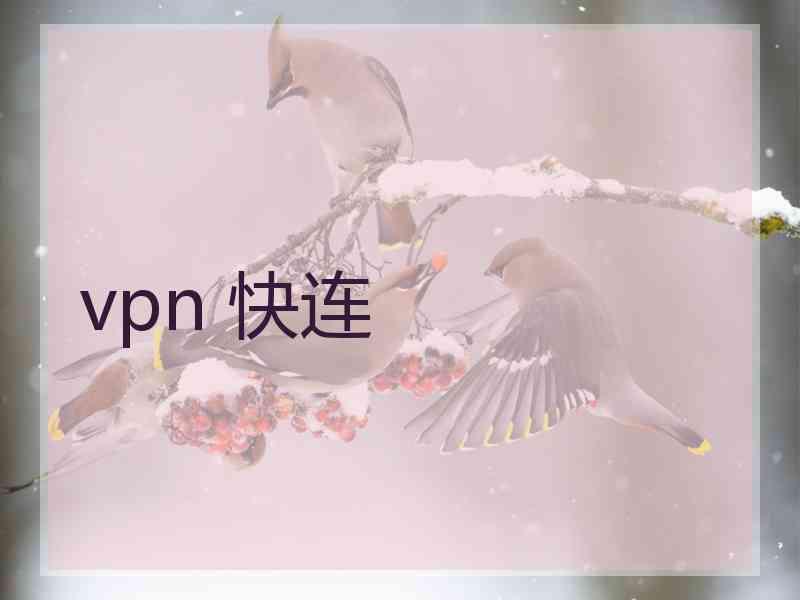 vpn 快连