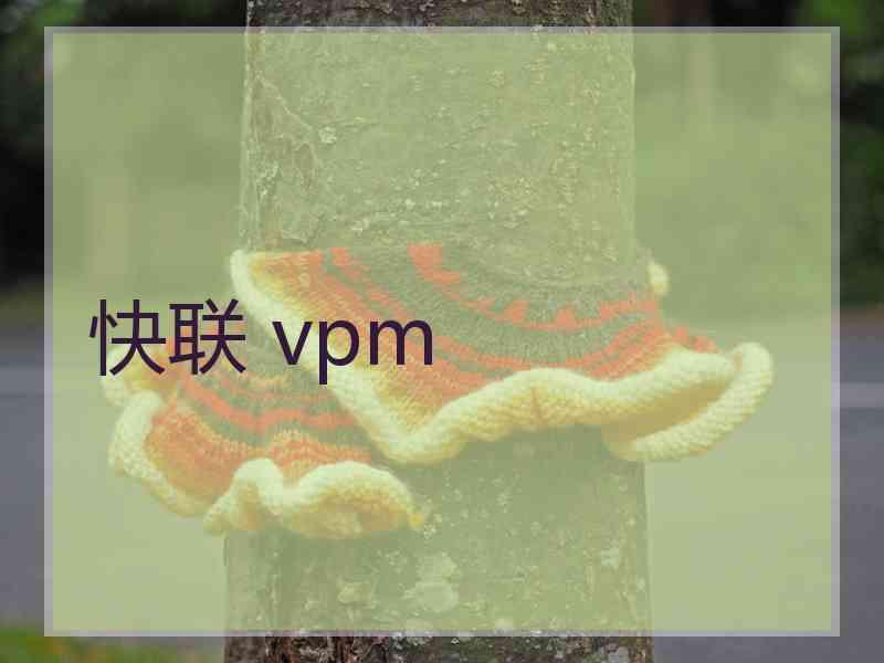 快联 vpm