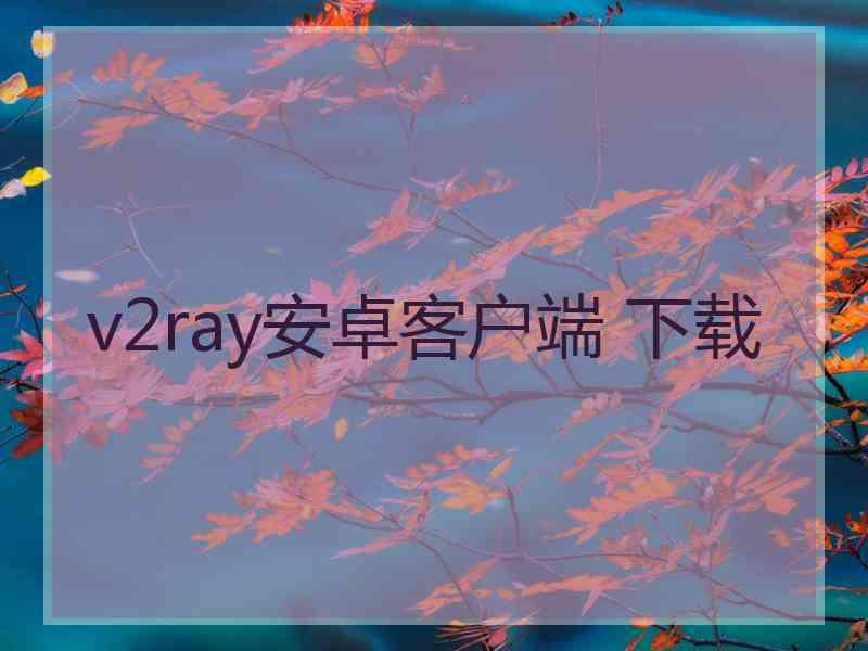 v2ray安卓客户端 下载